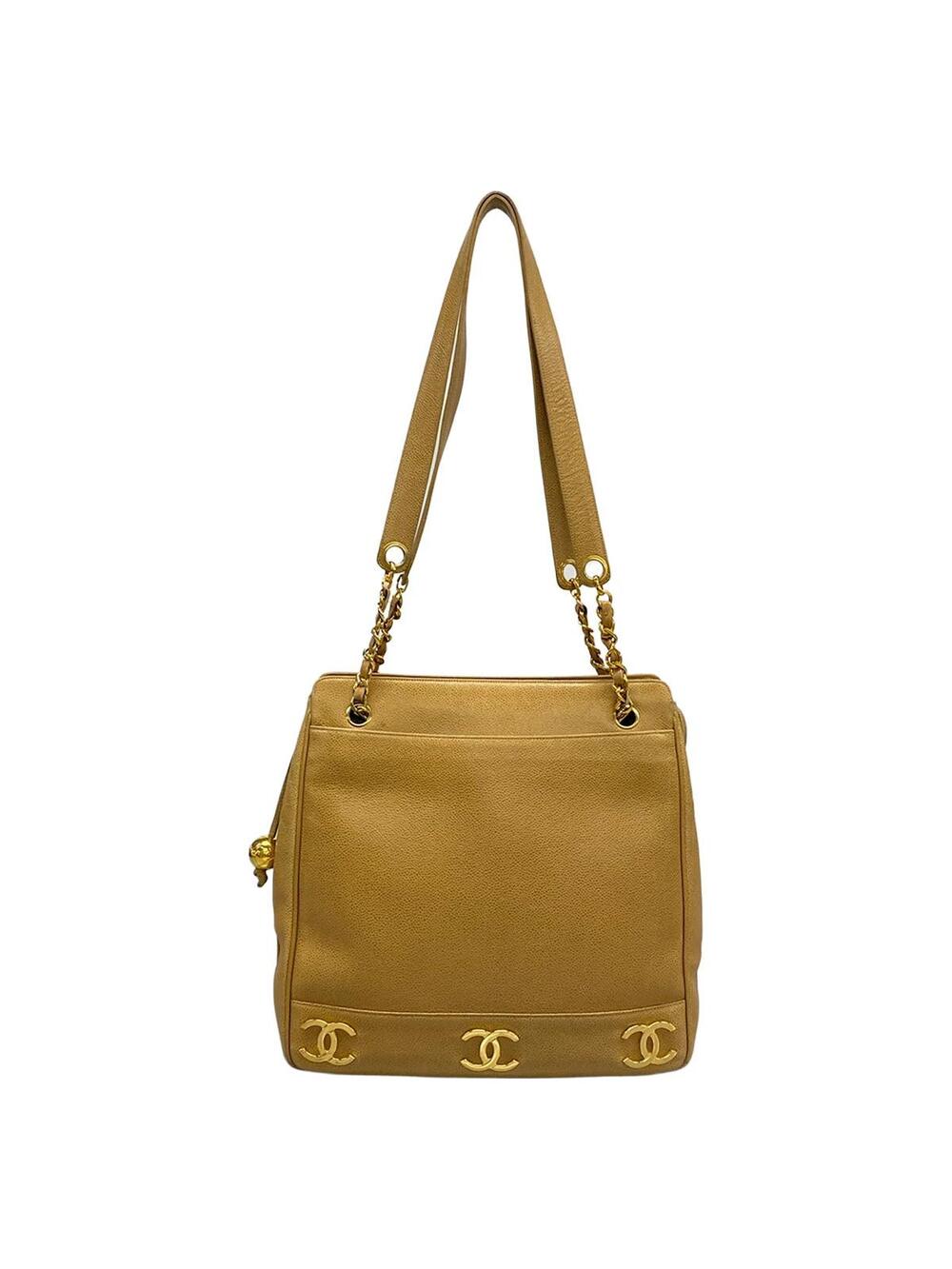 Chanel Triple Coco Beige Calfskin #306281C16B